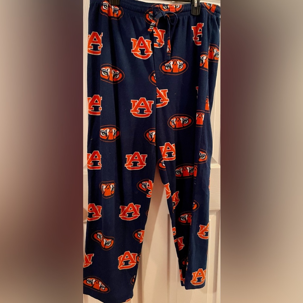 Ladies “AUBURN” size large blue with orange sleep pants.  Preowned.